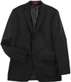 Alfani Mens Wool Two Button Blazer Jacket black 38