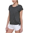 Tommy Hilfiger Womens Side Slit Basic T-Shirt blk XS
