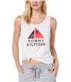 Tommy Hilfiger Womens Side Knot Logo Tank Top white S