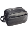 Perry Ellis Unisex Faux-Leather Toiletry Luggage Travel Bag