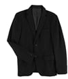 Bar Iii Mens Slim-Fit Black Stripe Two Button Blazer Jacket