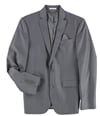 bar III Mens Active Stretch Two Button Blazer Jacket gray 34