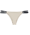 Tavik Womens Vine Side Strap Bikini Swim Bottom beige L