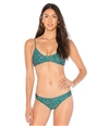 Tavik Womens Ali Moderate Bikini Swim Bottom wildflowerstormgreen M