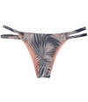 Tavik Womens Vine Side Straps Bikini Swim Bottom palmblue XS