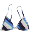 Tavik Womens Jett Triangle Bikini Swim Top bluemulti XS