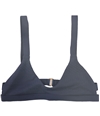 Tavik Womens Coco Textured Bikini Swim Top blue XS