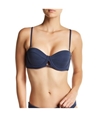 Tavik Womens Corsica Textured Bikini Swim Top omblue XS