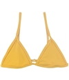 Tavik Womens Jett Contrast Stitch Bikini Swim Top mango XS