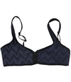 Tavik Womens Marlowe Textured Crop Bikini Swim Top navy S