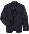 Tasso Elba Mens Stripe Two Button Blazer Jacket
