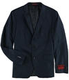Alfani Mens Mini-Grid Two Button Blazer Jacket