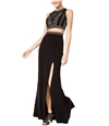 Say Yes to the Prom Womens Studded A-line Skirt black 9