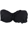 La Blanca Womens Fold Over Bikini Swim Top black 12