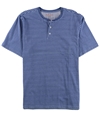 Weatherproof Mens Vintage Texture Henley Shirt blue 2XL