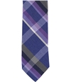 Calvin Klein Mens Texture Plaid Self-Tied Necktie