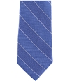 Michael Kors Mens Mixed Texture Self-tied Necktie blue One Size