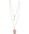 Tags Weekly Womens Contrast Necklace Chain gold Adjustable