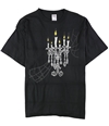 Tags Weekly Mens Candle Graphic T-Shirt black XL