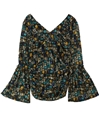 Thalia Sodi Womens Printed Knit Blouse multi S