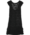 Jessica Simpson Womens Unlined Fit & Flare Dress black S