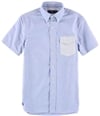 Ralph Lauren Mens Contrast Pocket Button Up Shirt indigo XS