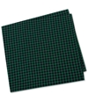 Tommy Bahama Mens Gingham Pocket Square green One Size