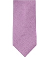 Kenneth Cole Mens Solid Silk Self-tied Necktie darkpink One Size
