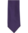 Alfani Mens Solid Silk Self-tied Necktie purple One Size