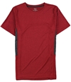 R E Performance Mens Two Tone Basic T-Shirt red S