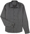 Calvin Klein Mens Extreme Slim Fit Button Up Dress Shirt grayred 17-17.5