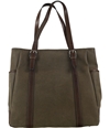 Jack Georges Womens Pebble Tote Handbag Purse brown