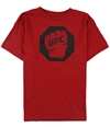 UFC Womens Fist Inside Logo Graphic T-Shirt red XL