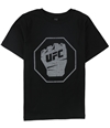 UFC Boys Distressed Fist Inside Logo Graphic T-Shirt black S