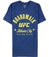 UFC Mens Boardwalk Atlantic City Graphic T-Shirt blue S