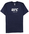 UFC Mens Austin Feb 18 Graphic T-Shirt navy 2XL