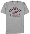 UFC Mens Glendale Graphic T-Shirt gray S