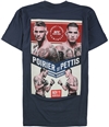 UFC Mens Norfolk Nov 11 Graphic T-Shirt blue S