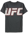 UFC Boys Distressed Logo Graphic T-Shirt dkgray M