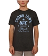 UFC Mens Crown Town Graphic T-Shirt gray S