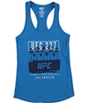 UFC Womens 227 Los Angeles Racerback Tank Top blue S