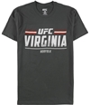 UFC Mens Virginia Norfolk Graphic T-Shirt gray S