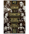 UFC Unisex 245 Dec 14th Saturday Official Poster black One Size
