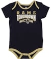 NFL Boys Rams Touchdown Bodysuit Jumpsuit Pajama whtnvygld 24 mos