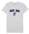 INDY 500 Mens Logo Print Graphic T-Shirt white S