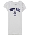 Angels & Diamonds Womens Indy 500 Graphic T-Shirt white S