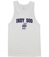 INDY 500 Mens Logo Print Tank Top white S