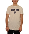 Indy 500 Mens Patch Shoulders Graphic T-Shirt