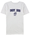 Indy 500 Mens Distressed Graphic T-Shirt
