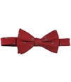 Tommy Hilfiger Mens Holiday Pre-tied Bow Tie red One Size